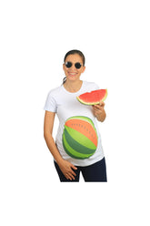Mummy's Baby Karpuz Desenli Hamile Tshirt